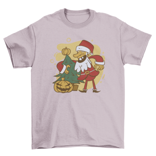 Santa Claus On Halloween T-shirt