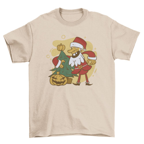 Santa Claus On Halloween T-shirt