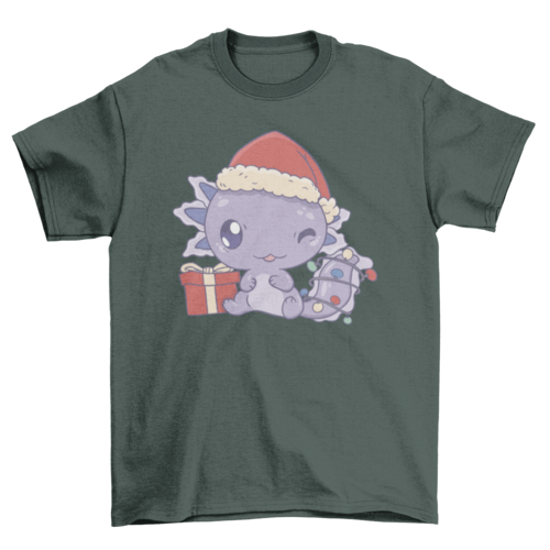 Christmas Axolotl T-shirt