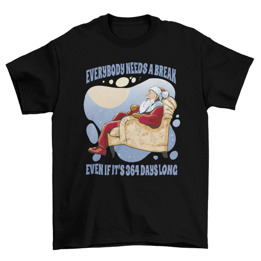 Lazy Santa Christmas T-shirt