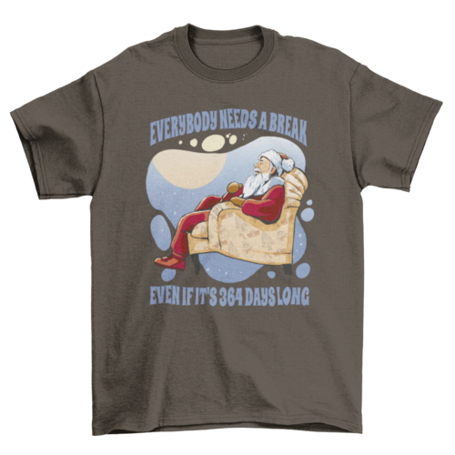 Lazy Santa Christmas T-shirt
