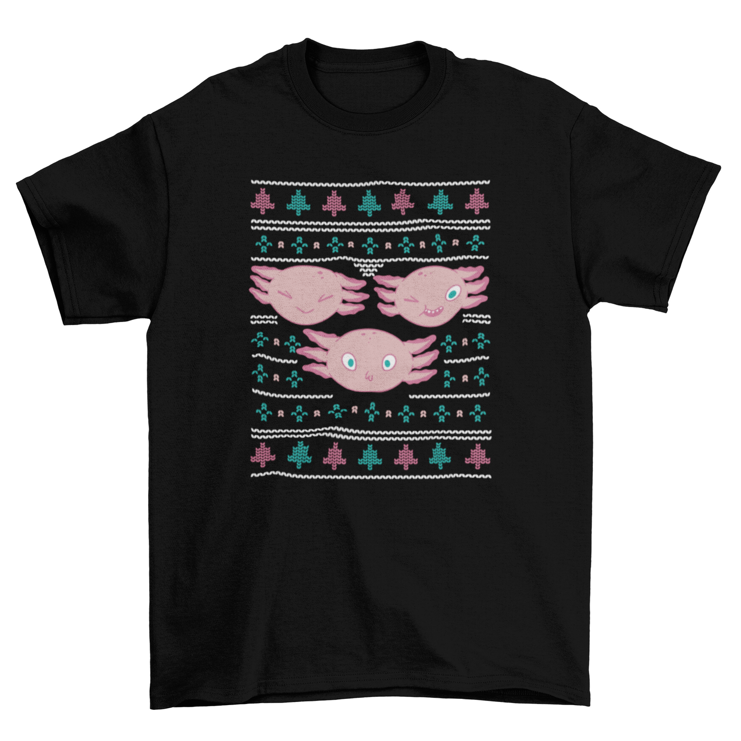 Axolotl Christmas T-shirt