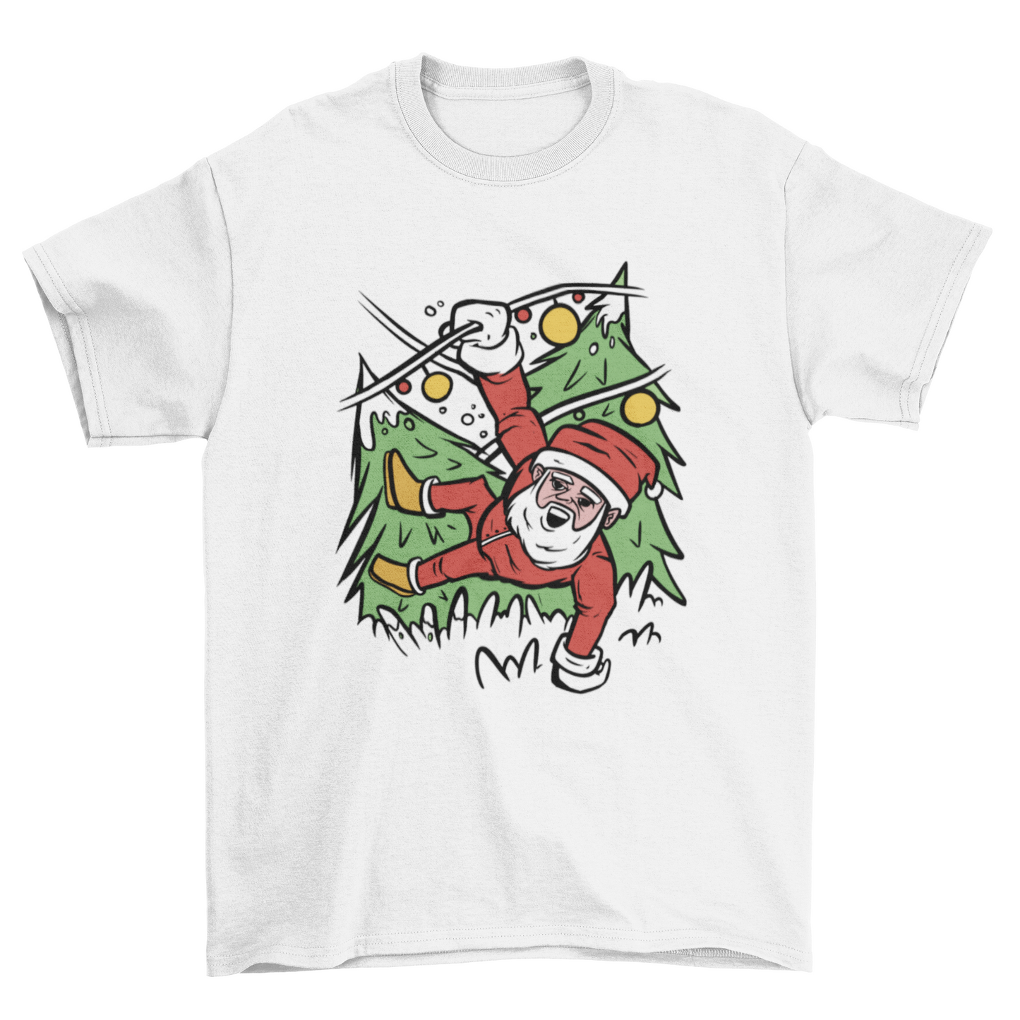Santa Claus in Christmas Lights T-shirt