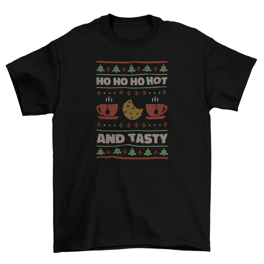 Christmas Cookie Ugly Sweater Themed T-shirt