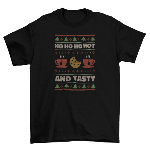 Christmas Cookie Ugly Sweater Themed T-shirt