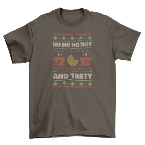 Christmas Cookie Ugly Sweater Themed T-shirt