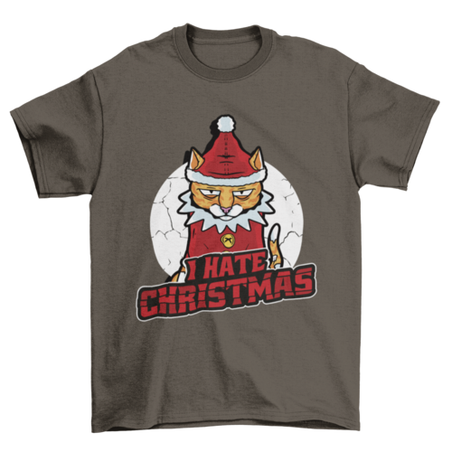 I Hate Christmas T-shirt