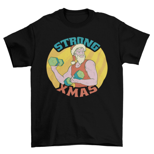 Strong Santa T-shirt