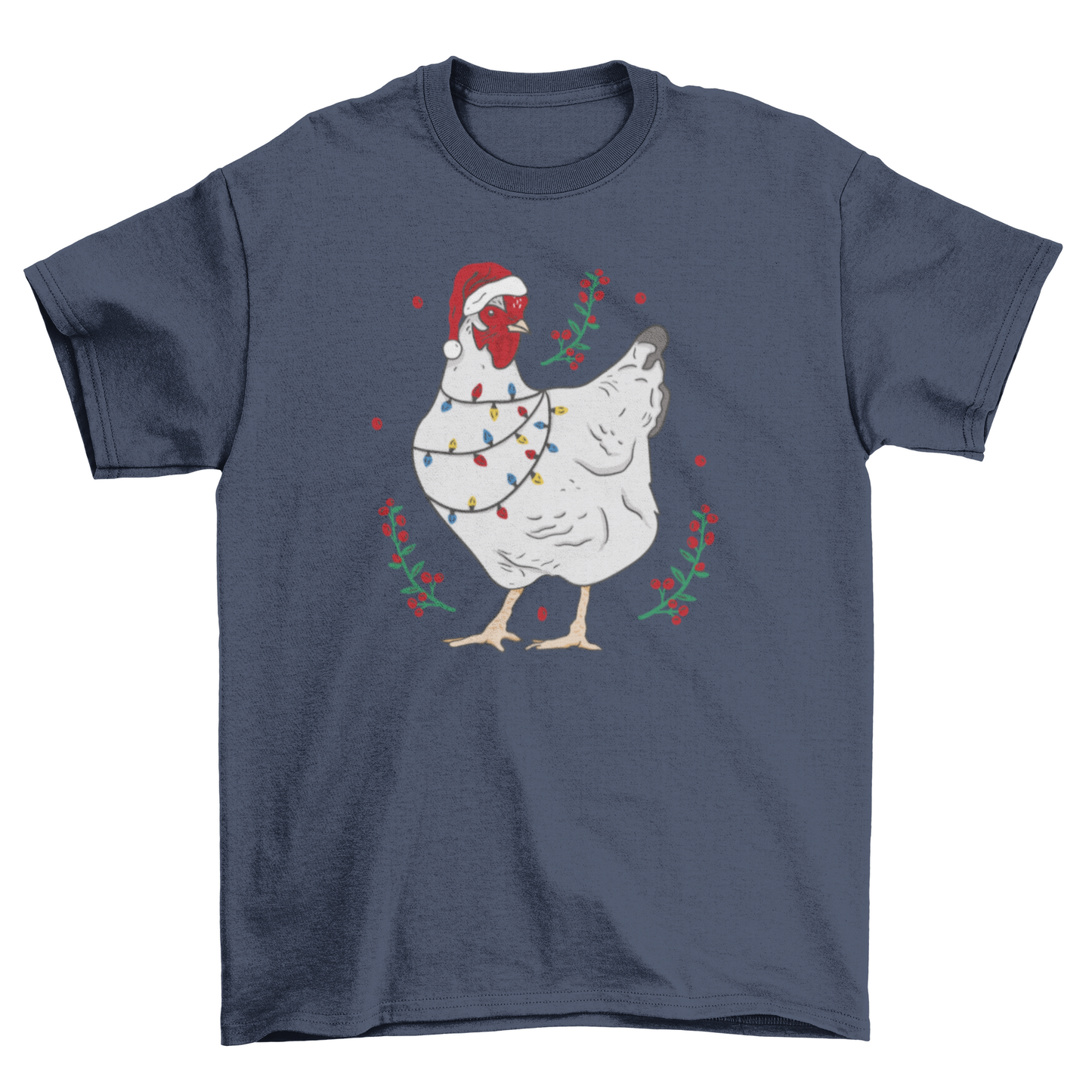 Christmas Lights Chicken T-shirt