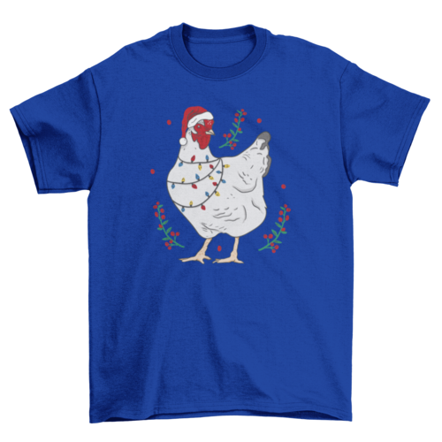 Christmas Lights Chicken T-shirt