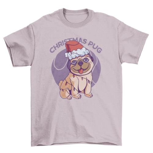 Christmas Pug T-shirt