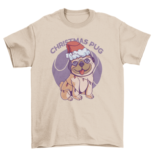 Christmas Pug T-shirt