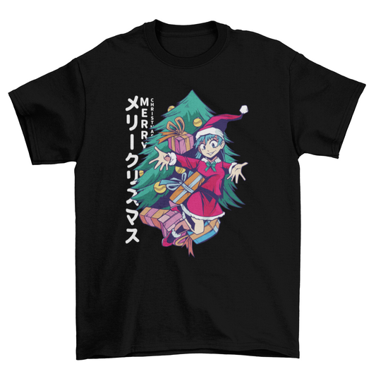 Christmas Anime T-shirt