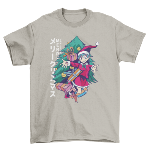 Christmas Anime T-shirt