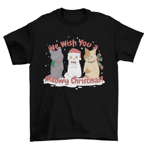 Caroling Cats T-shirt