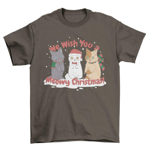 Caroling Cats T-shirt