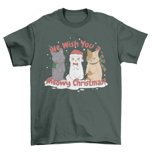 Caroling Cats T-shirt