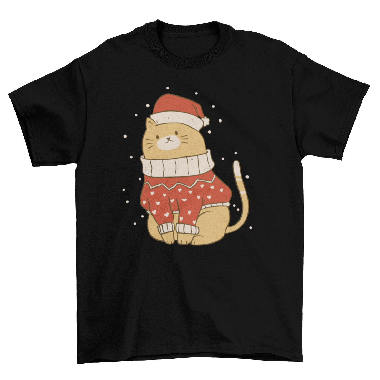 Christmas Sweater Cat T-shirt