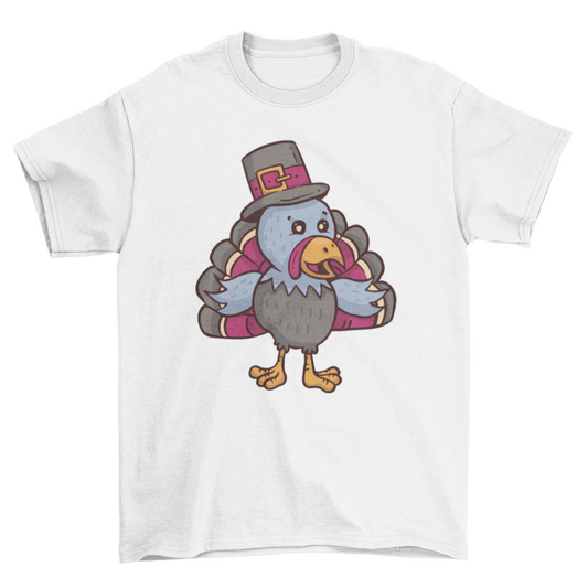 Turkey Pilgrim Thanksgiving T-shirt