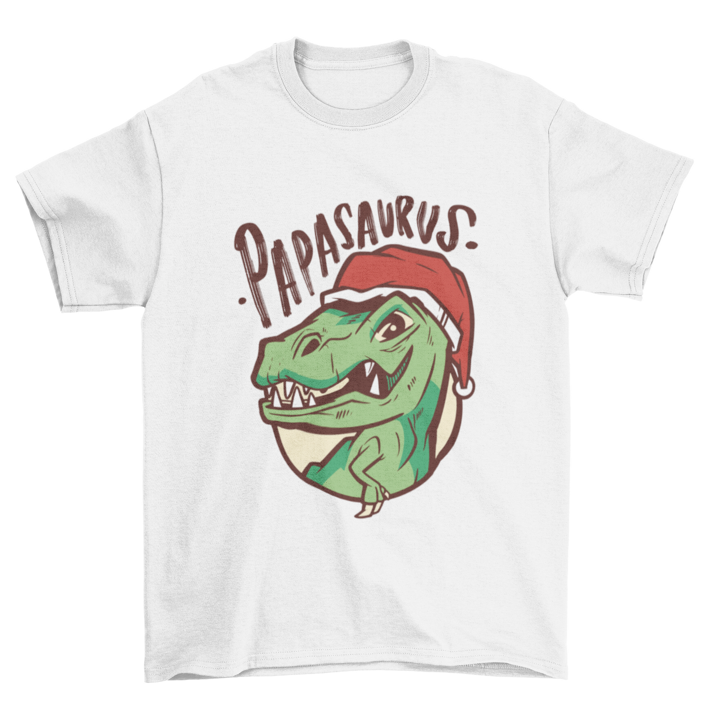 Papasaurus Christmas Tee