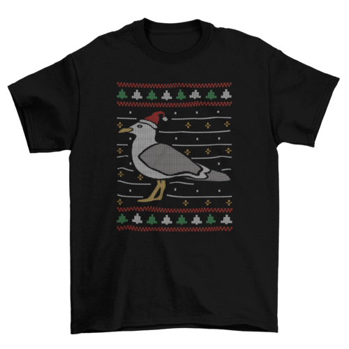 Christmas Seagull T-shirt