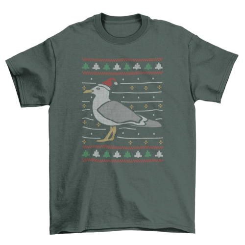 Christmas Seagull T-shirt