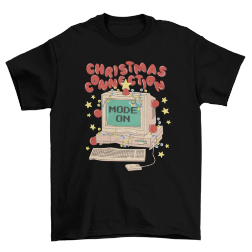 Christmas Computer T-shirt