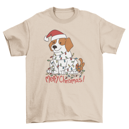 Christmas Beagle T-shirt