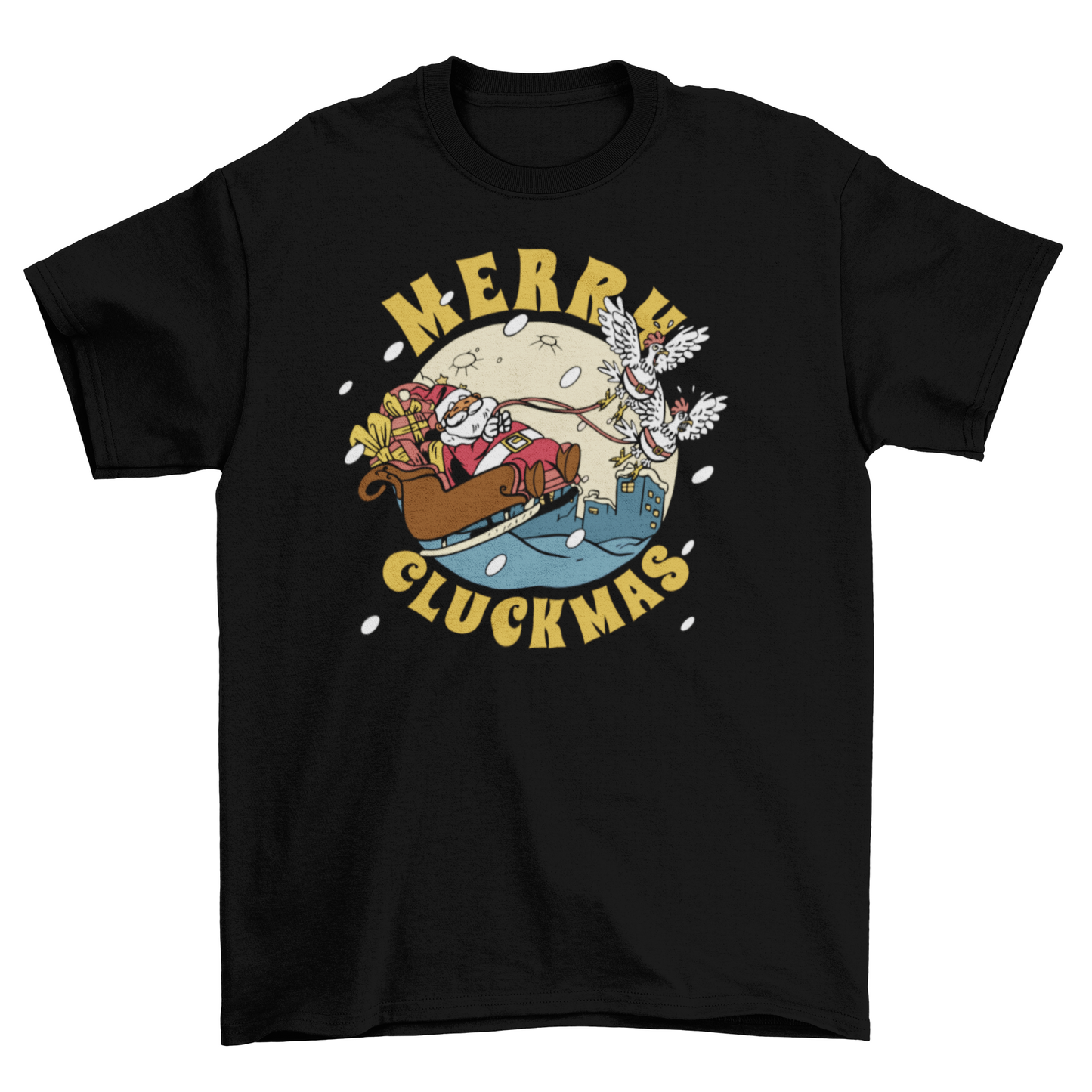 Merry Cluckmas Christmas T-shirt