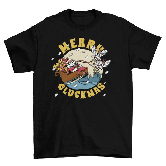 Merry Cluckmas Christmas T-shirt