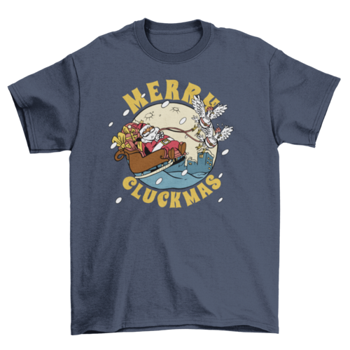 Merry Cluckmas Christmas T-shirt