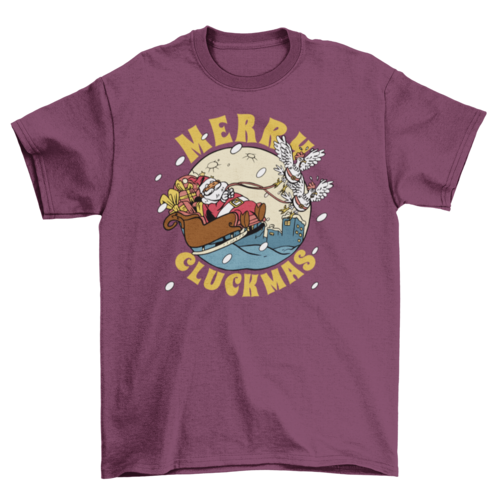 Merry Cluckmas Christmas T-shirt