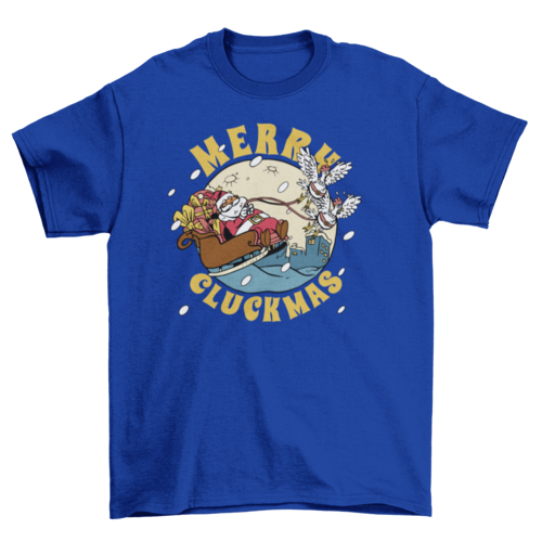 Merry Cluckmas Christmas T-shirt