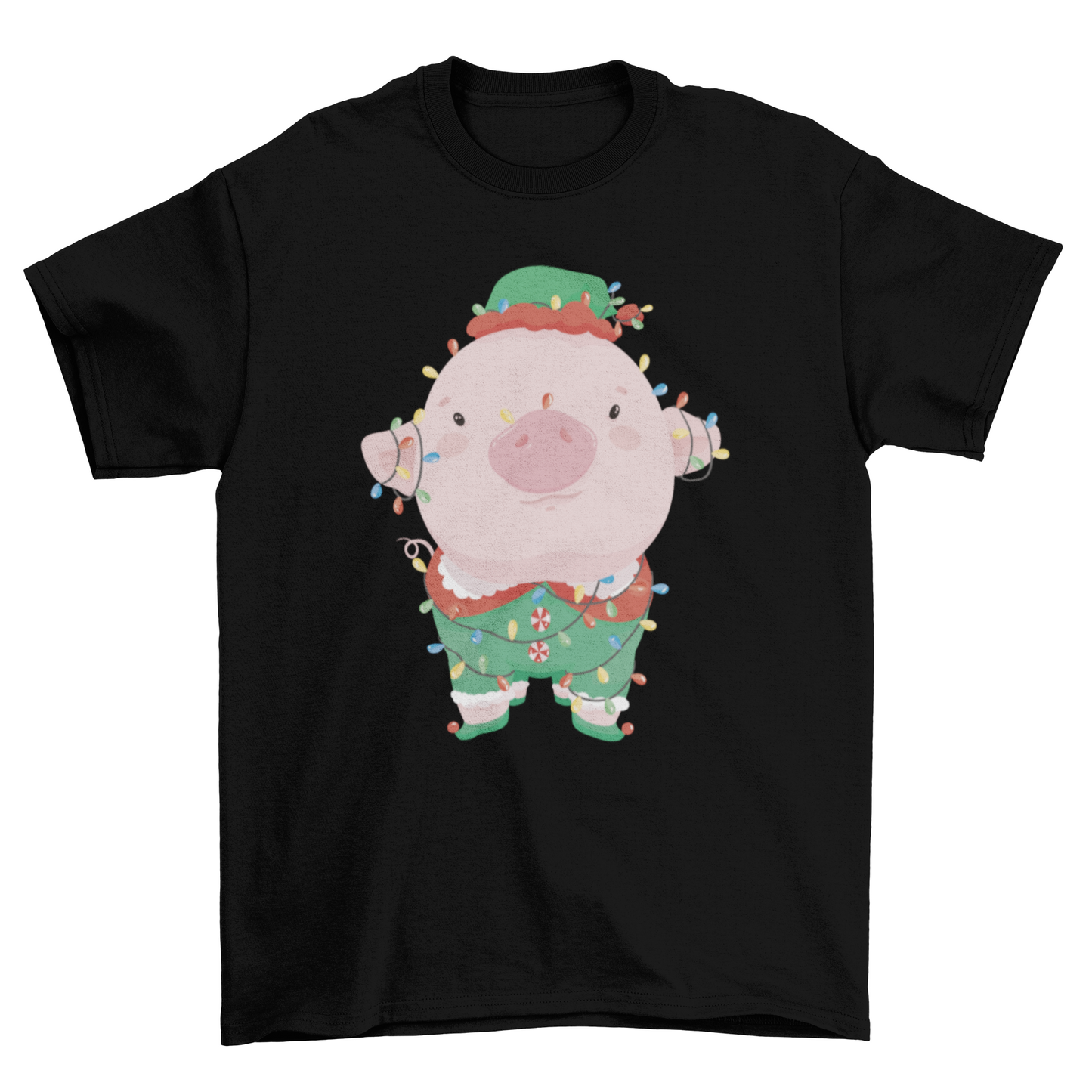 Baby Pig Christmas T-shirt