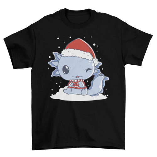 Axolotl Christmas T-shirt