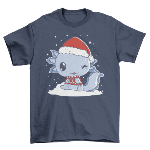 Axolotl Christmas T-shirt
