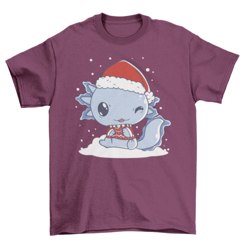 Axolotl Christmas T-shirt