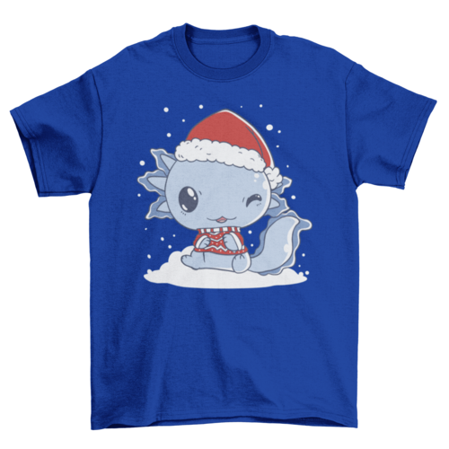 Axolotl Christmas T-shirt