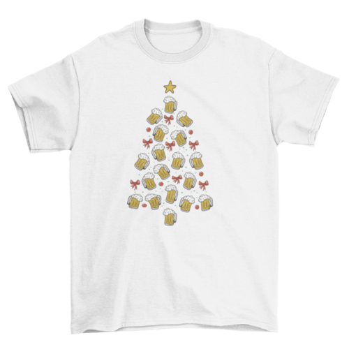 Beer Christmas Tree T-shirt
