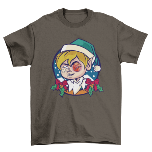 Mischievous Christmas Elf T-shirt
