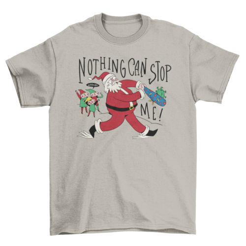 Santa Hitting Covid T-shirt