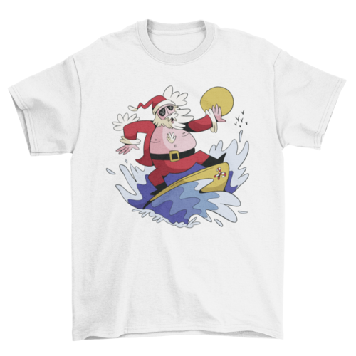 Surfing Santa T-shirt