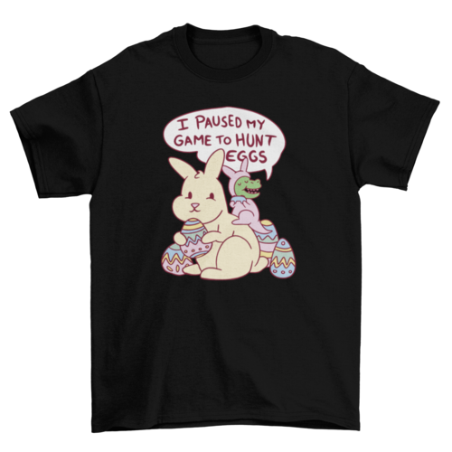 T-rex Riding Easter Bunny T-shirt