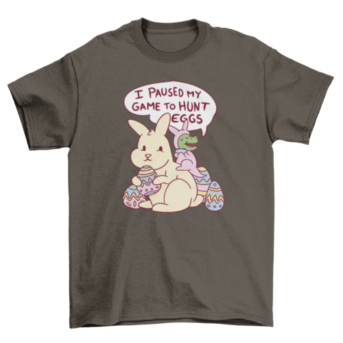 T-rex Riding Easter Bunny T-shirt