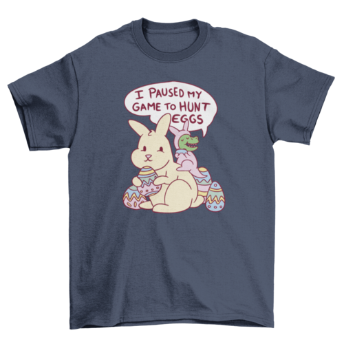 T-rex Riding Easter Bunny T-shirt