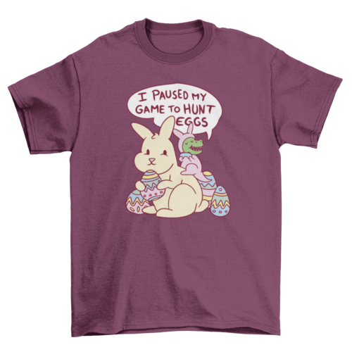 T-rex Riding Easter Bunny T-shirt