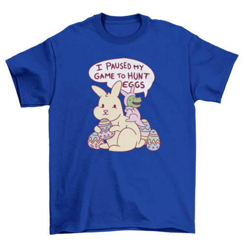 T-rex Riding Easter Bunny T-shirt