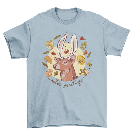 Easter Bunny Deer T-shirt