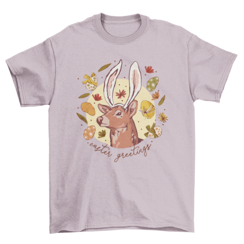 Easter Bunny Deer T-shirt