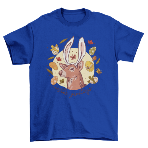 Easter Bunny Deer T-shirt